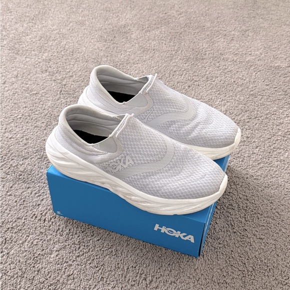 Hoka Other - Hoka White Mesh Slip-On Shoes